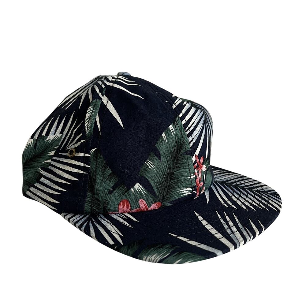 Goodfellow & Co Navy tropical print baseball hat tropical print, adjustable, OS